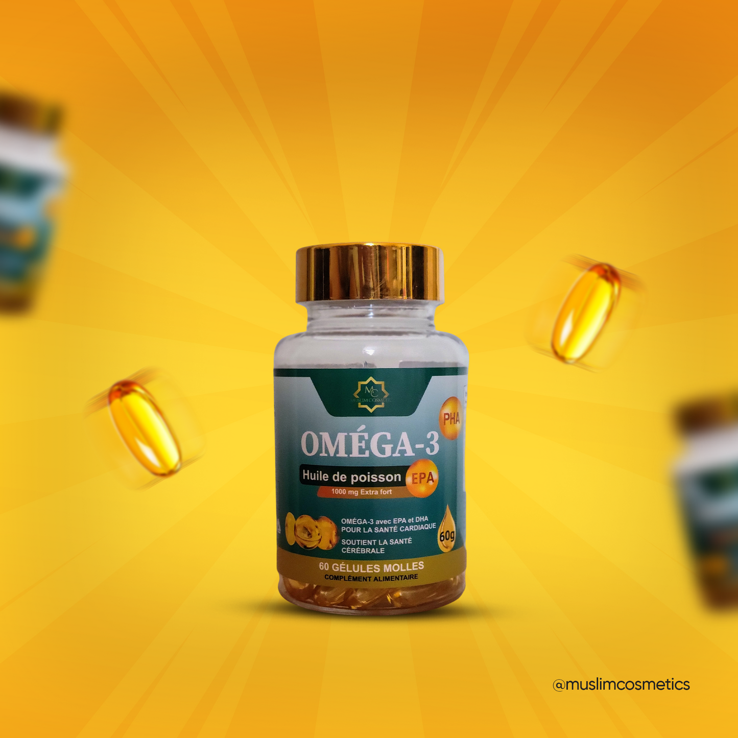 Oméga-3 - Huile de Poisson Extra Fort