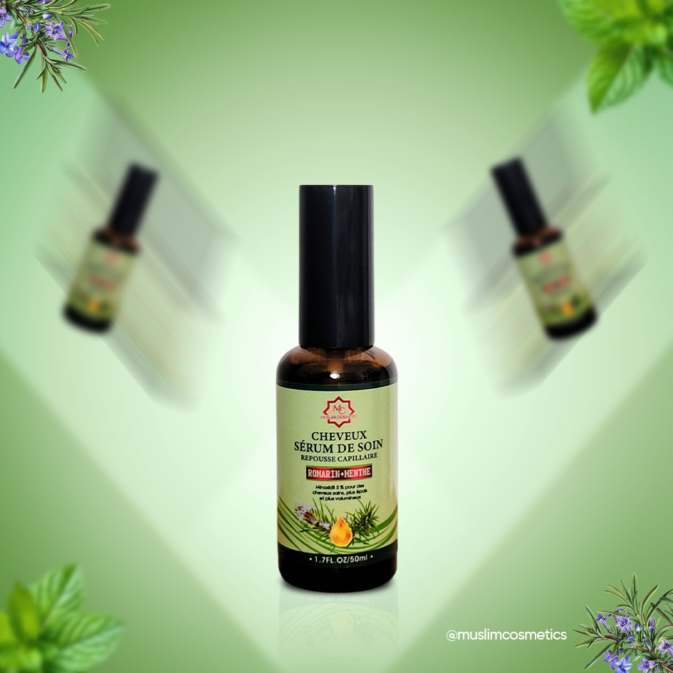 Sérum de Soin Capillaire - Repousse capillaire - Romarin + Menthe
