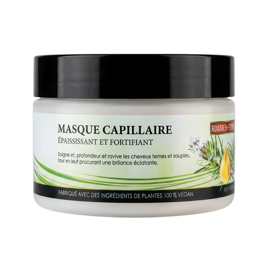 Masque Capillaire Romarin & Menthe MuslimCosmetic – Soin Cheveux Fortifiant