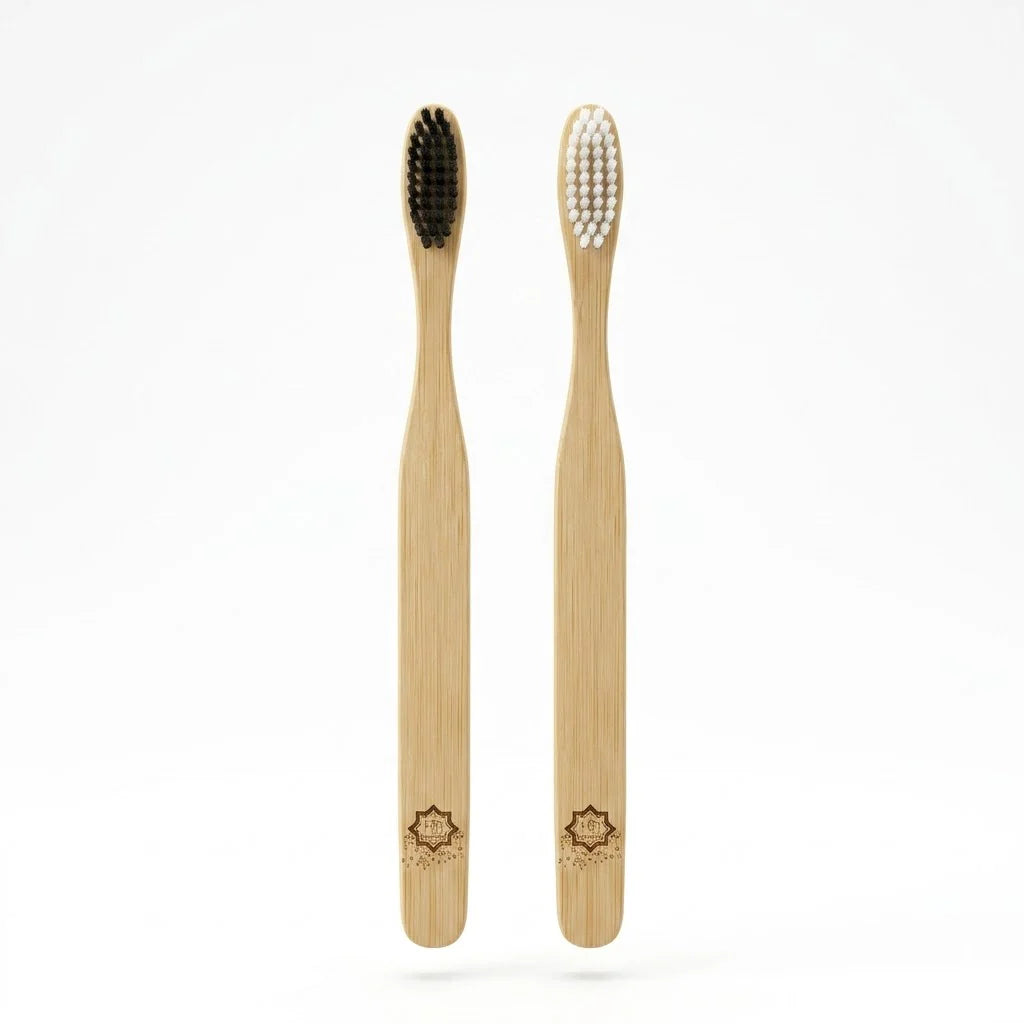 Brosse à Dents en Bambou Adulte – Hygiène Naturelle & Routine Éco-Responsable