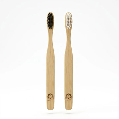 Brosse à Dents en Bambou Adulte – Hygiène Naturelle & Routine Éco-Responsable