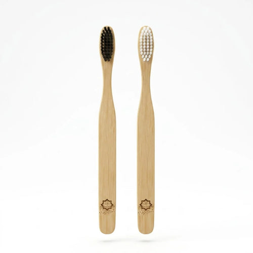 Brosse à Dents en Bambou Adulte – Hygiène Naturelle & Routine Éco-Responsable