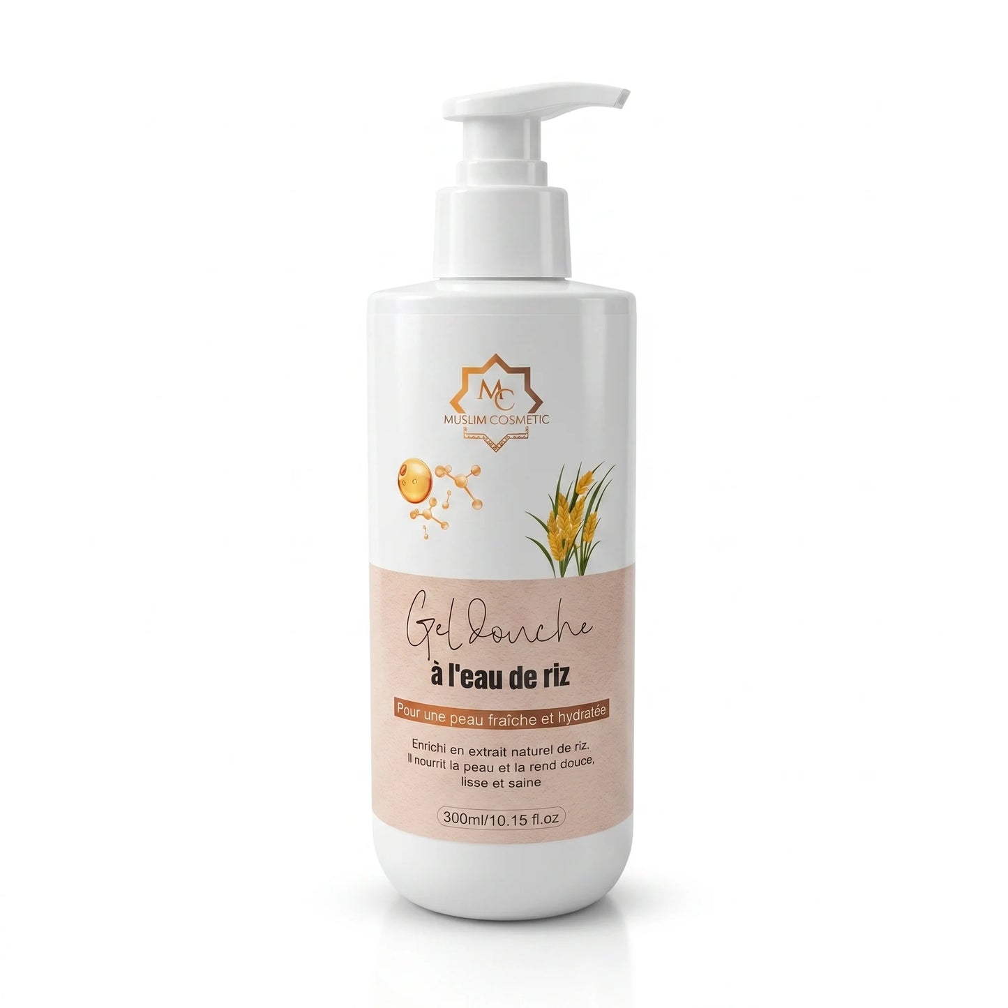 Gel Douche à l’Eau de Riz – Soin Corps Doux & Rituel Peau Satinée