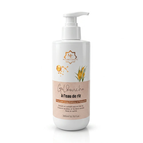 Gel Douche à l’Eau de Riz – Soin Corps Doux & Rituel Peau Satinée