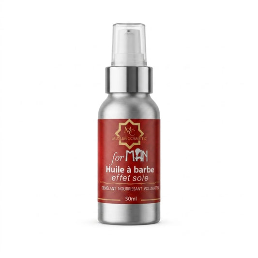 Huile à Barbe Naturelle – Soin Barbe Douce, Nourrie & Soignée