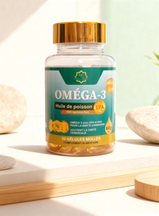 Oméga-3 - Huile de Poisson Extra Fort