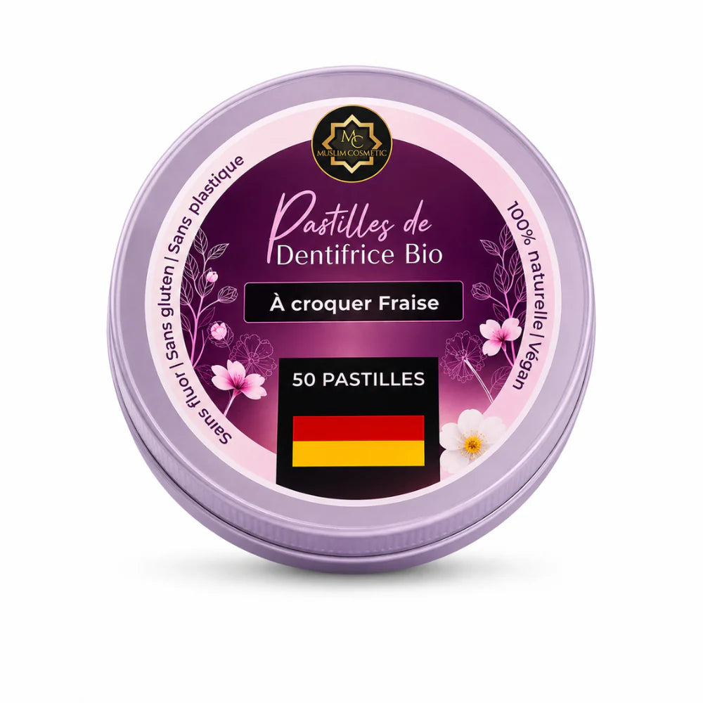 Pastilles de Dentifrice à Croquer – Menthe & Fraise pour Hygiène Naturelle