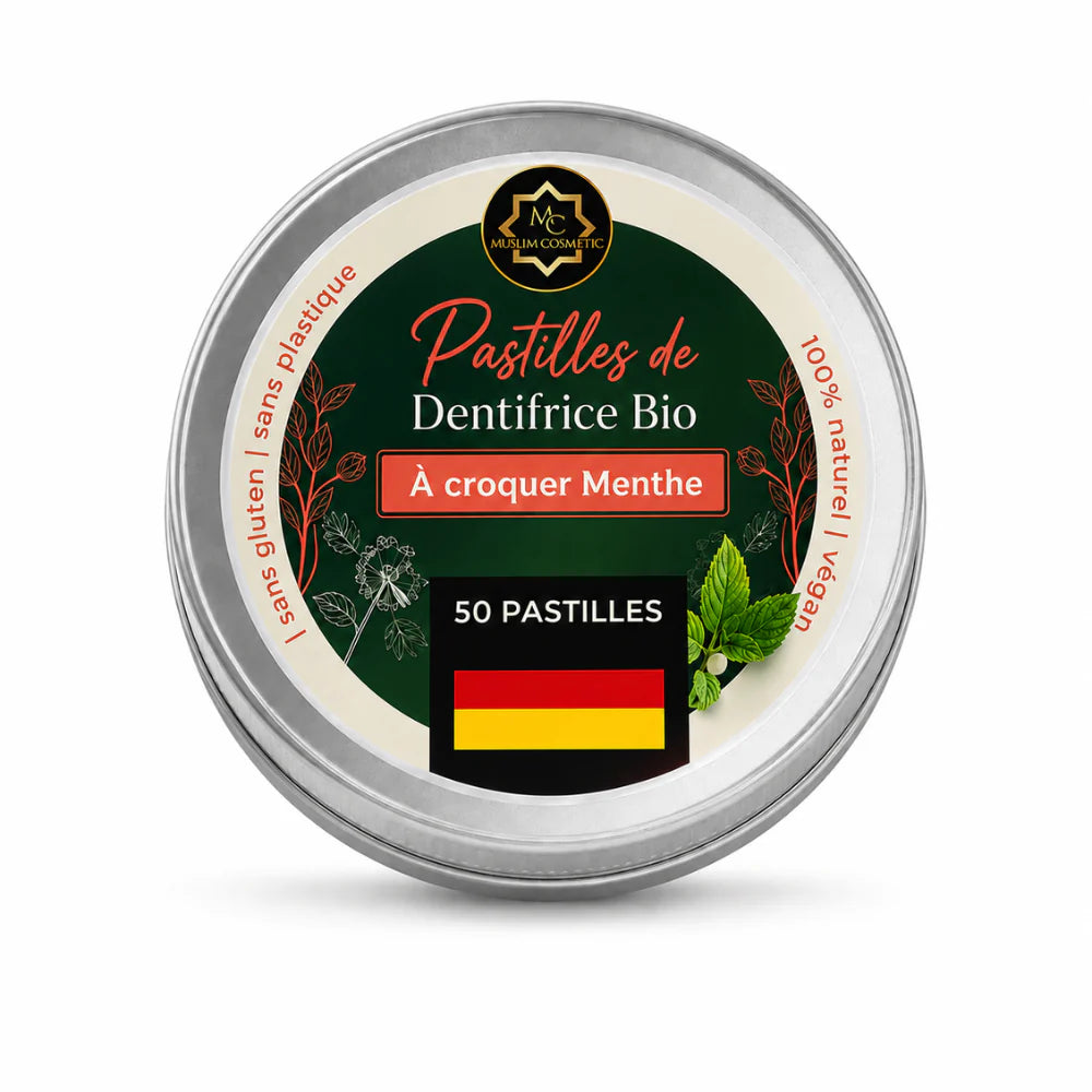 Pastilles de Dentifrice à Croquer – Menthe & Fraise pour Hygiène Naturelle
