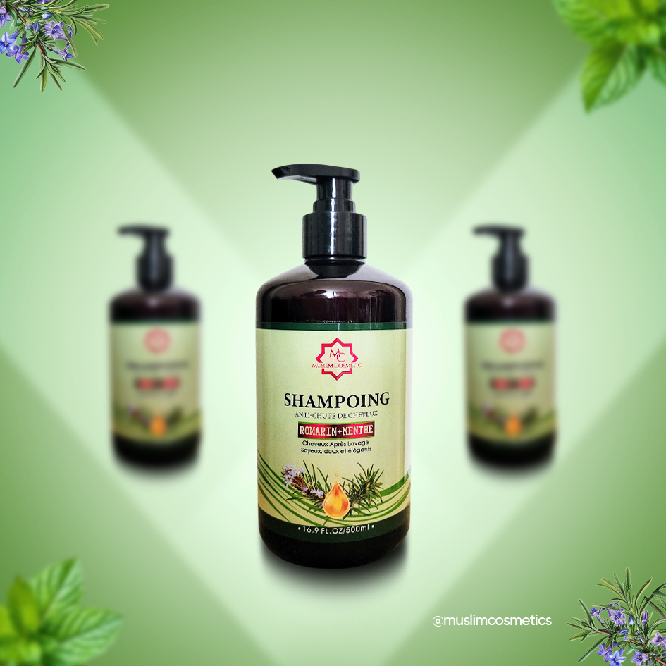 Shampoing Anti-chute de cheveux - Romarin + Menthe
