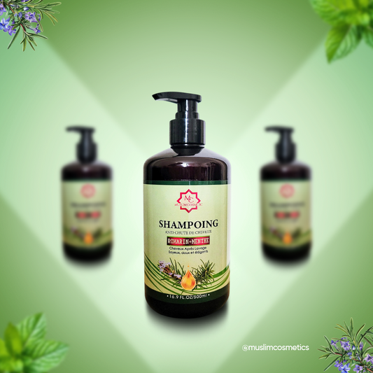Shampoing Anti-chute de cheveux - Romarin + Menthe