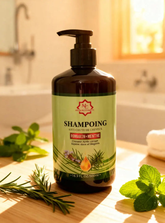 Shampoing Anti-chute de cheveux - Romarin + Menthe Ma boutique